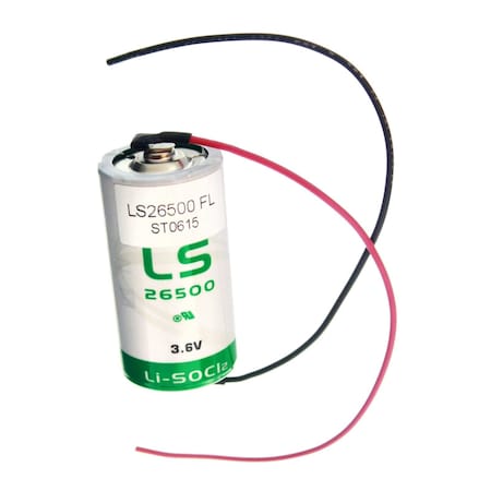 Saft LS26500_WIRE C Battery 3.6V 7700mAh Lithium replaces Xeno Energy and more LS26500_WIRE